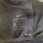 Nike Dri-Fit Black Logo Sports Bra Medium | Bold Strap Activewear Top Photo 2