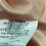 Stefanel Kimono Jacket Silk Linen Womens 12 Light Orange Tie Waist Long Sleeve Photo 3