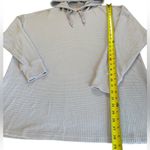 LL Bean Soft Stretch Waffle Knit Hoodie Womens Size XL Reg Pale Purple Photo 8