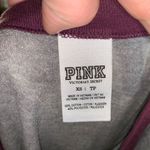 Victoria's Secret Victoria’s Secret sequin logo gray & maroon XS baseball tee Photo 2