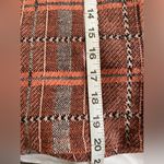 ZARA  Madras Top Burnt Orange & Black S Photo 2