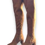 Nine West Brown Xerafinao Faux Suede Over the knee Boots Size 7 Photo 0