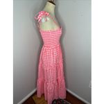 Tuckernuck Pomander Place Electric Pink Gingham Nellie Dress Small Photo 4