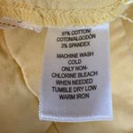 Loft  Marisa Slim Ankle Pants Yellow Size 8P Stretch Cotton Twill Work Pants Photo 6