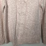 Sag Harbor Asymmetrical Cowl Neck Metallic Pink Sweater Size PM Photo 3
