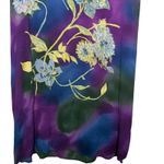 Venus Floral Midi‎ Dress Womens L Rayon Sheer Vacation Beach Cover Up Colorful Purple Size L Photo 3