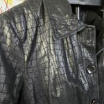 Neiman Marcus  Exclusive Reptile Embossed Leather Peplum Jacket Women’s size 6 Photo 9