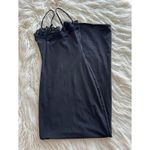 SKIMS Fits Everybody Lace Long Slip Dress Onyx Size XXS Photo 5