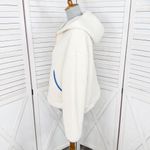 Wild Fable  Faux Sherpa Half Zip Pullover Hoodie Anorak Jacket Cream Small Photo 2