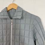 The Seea Seafoam Quilted Pullover Coat Jacket Blue Photo 2