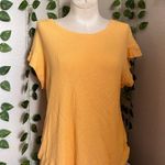 Dear John Women’s Gabby Tee Short Yellow Size Medium Photo 1