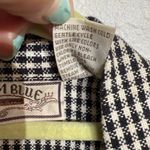 Rhythm Blue Black Gingham Vintage Western Vest Sz M Size M Photo 6