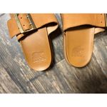 Sorel Roaming Buckle Slide Sandals Tan Platform Lug Sole Women 9.5 Beach Summer Photo 1