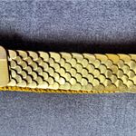 Vintage Belt Gold Stretchy Scale Mesh Size 31 Photo 2