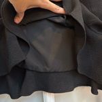 Black Halo  Flared Chic Black Party Cocktail Mini Skirt with Ruffle Hem Size 2 XS Photo 4