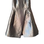 Topshop Metallic Silver Mini Dress Sleeveless Cocktail Party Occasion  4 Photo 3