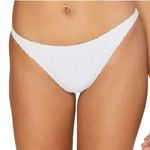ANDIE NWT Swim Demi Moore The Tropez Crochet Like Bottom Mid Rise S White #3669 Photo 9