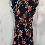 Sam Edelman  Women’s Black Floral  Dress  SZ 8… Photo 0
