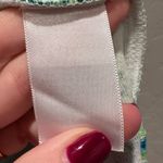 Talbots Blue Green Terrycloth Tunic Top Sz Medium Medallion Printed Beach Boho Photo 3