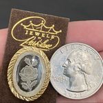 Park Lane Vintage Jewels Rose Flower Intaglio & Mini Victorian Cameo Stick Pins Photo 8