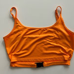 Romwe Vibrant orange tank top Photo 0