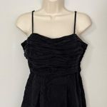 Madewell NWT Ruched Crop Straight-Leg Jumpsuit in Black Size 6 Photo 10