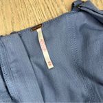 Free People NWOT  Bustier Corset Crop Tank Top  Blue Cotton Women’s Size XS Photo 2