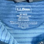 LL Bean Quarter Snap Quilted Pullover Blue Medium Cabincore Lightweight Photo 1