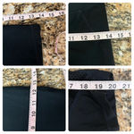 GAPFIT Maternity Black High-Rise Cropped Leggings XS | Athleisure Goth Moto Photo 3