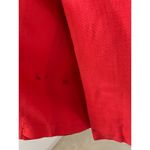 Vintage Saks David Warren Linen Blend Short Sleeve Sheath Dress Red Size M Size M Photo 9