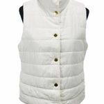 Michael Kors Snap Button Puffer Vest Bone, Medium Photo 5