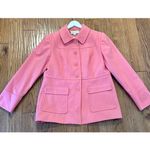Pendleton 100% merino wool pink peacoat jacket L Photo 11