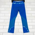Lululemon  Blue Athletic Yoga Pants Size 2 Activewear Cropped Leggings Photo 13