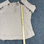 Marmot Roice Women's Quilted Pullover 1/4 Snap Button Down Sweater Size 1X Tan Photo 9