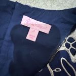 Lilly Pulitzer  Size 6 Navy and Gold Sandollar Beachy Augusta Shift Dress Photo 3