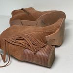 Arturo Chiang Reiden Fringed Suede Bootie Size US8 Photo 6