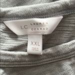 LC Lauren Conrad Gray Fitted Short Sleeve Tee Photo 4