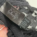 Smart & Sexy Smart Sexy Bra Lace Underwire Unlined Semi Sheer Adjustable Diamond Bow Black Photo 13