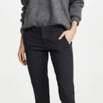 Nili Lotan East Hampton Crop Pants in Black US 0 Dark Casual Trousers Office Photo 0