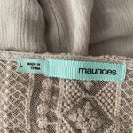 Maurice's  Lavender Boho Flowy Peasant Top Blouse Photo 3