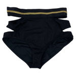 Rehab  Bikini Bottoms Medium Black High Waist Swimwear Beachwear Photo 0
