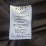 Nookie x REVOLVE Dress Illegal Halter Gown Front Slit in Black Sz L NWT New Photo 8