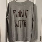 Peanut Butter Sweatshirt, Sz L, NWOT Gray Size L Photo 0