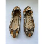 Sam Edelman NWOB  Felicia Flats in Grey Linen Size 7 Photo 6