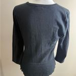 Erin London Black 3/4 sleeve sweater top small Photo 5