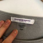 Allison Daley NEW NWT  Gray Sweater 3/4 Sleeve Stripe Knit Cotton PETITE PS SP Photo 4