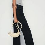 ZARA  Cream Crossbody Purse Bag Gold Bohemian Photo 0