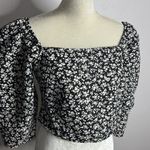 Levi's nwt // Levi’s Yvie statement blouse in black floral Photo 5