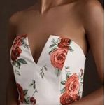 Sachin + Babi Nora Rose Strapless Notch-Neck Taffeta Midi Dress Womens 12 NEW Photo 1