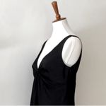 Calvin Klein Black Cocktail Dress 6 Retro 20s Minimalist Y2K  Formal Party LBD Photo 8